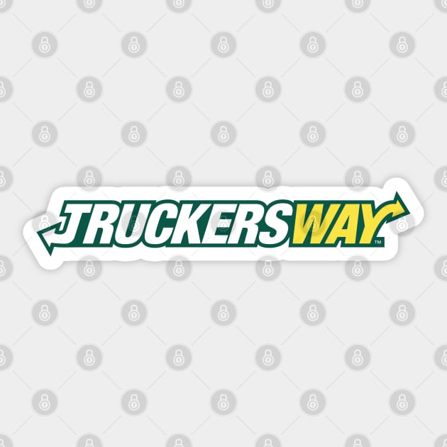 Truckers Way Sticker by Merchsides